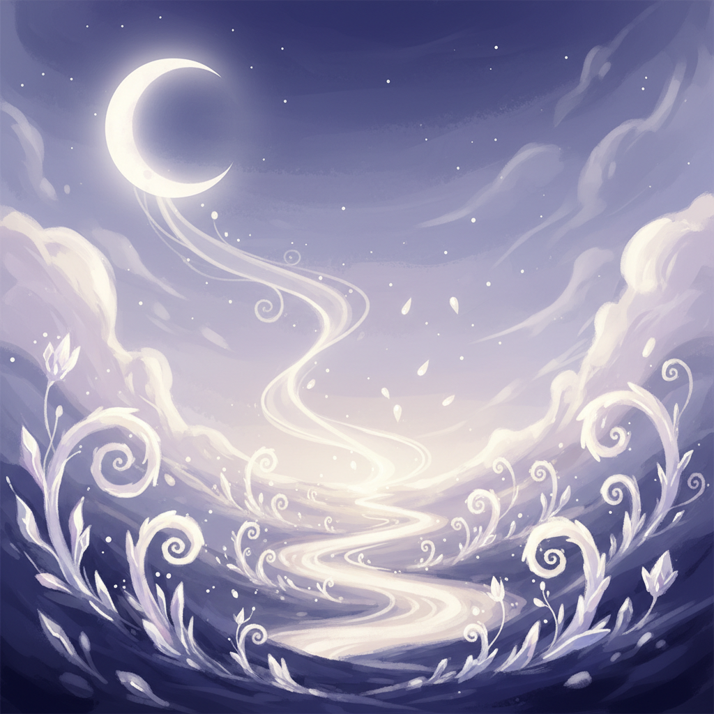 What Does the Waxing Crescent Moon Invite You to Cultivate? — soft cosmic illustration